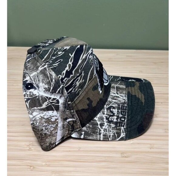LA Lakers New Era Hat Adjustable Real Tree Camo Trendsetter Iconic Logo - Picture 5 of 11
